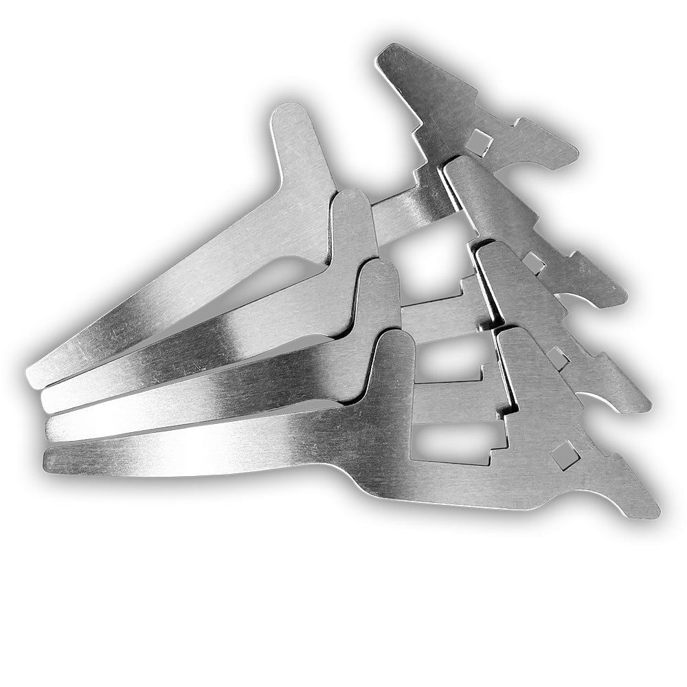 2er Set Feuerplatten Halterung für unsere kleinen Flammlachsbretter (32cm Größe)